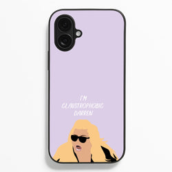 I'm Claustrophobic Darren - British Pop Culture  - British Pop Culture Phone Case for iPhone 16 Plus