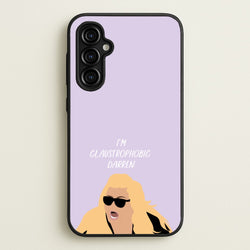 I'm Claustrophobic Darren - British Pop Culture  - British Pop Culture Phone Case for Galaxy A54