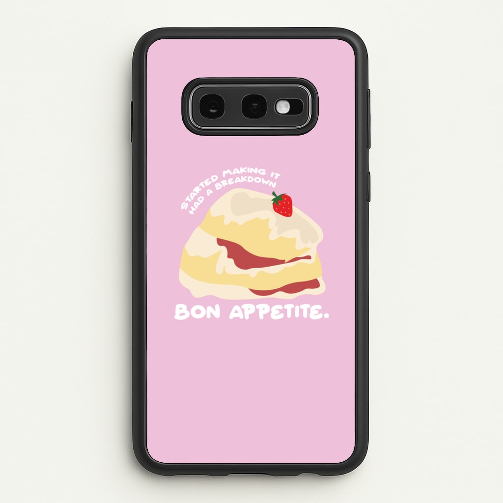 Bon Appetite - British Pop Culture  - British Pop Culture Phone Case for Galaxy S10e