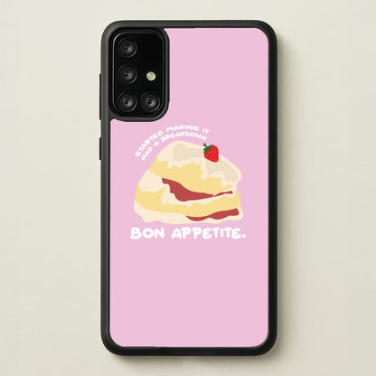 Bon Appetite - British Pop Culture  - British Pop Culture Phone Case for Galaxy A71
