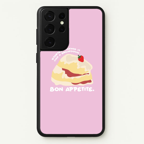 Bon Appetite - British Pop Culture  - British Pop Culture Phone Case for Galaxy S21 Ultra