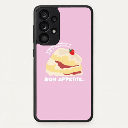 Bon Appetite - British Pop Culture  - British Pop Culture Phone Case for Galaxy A53