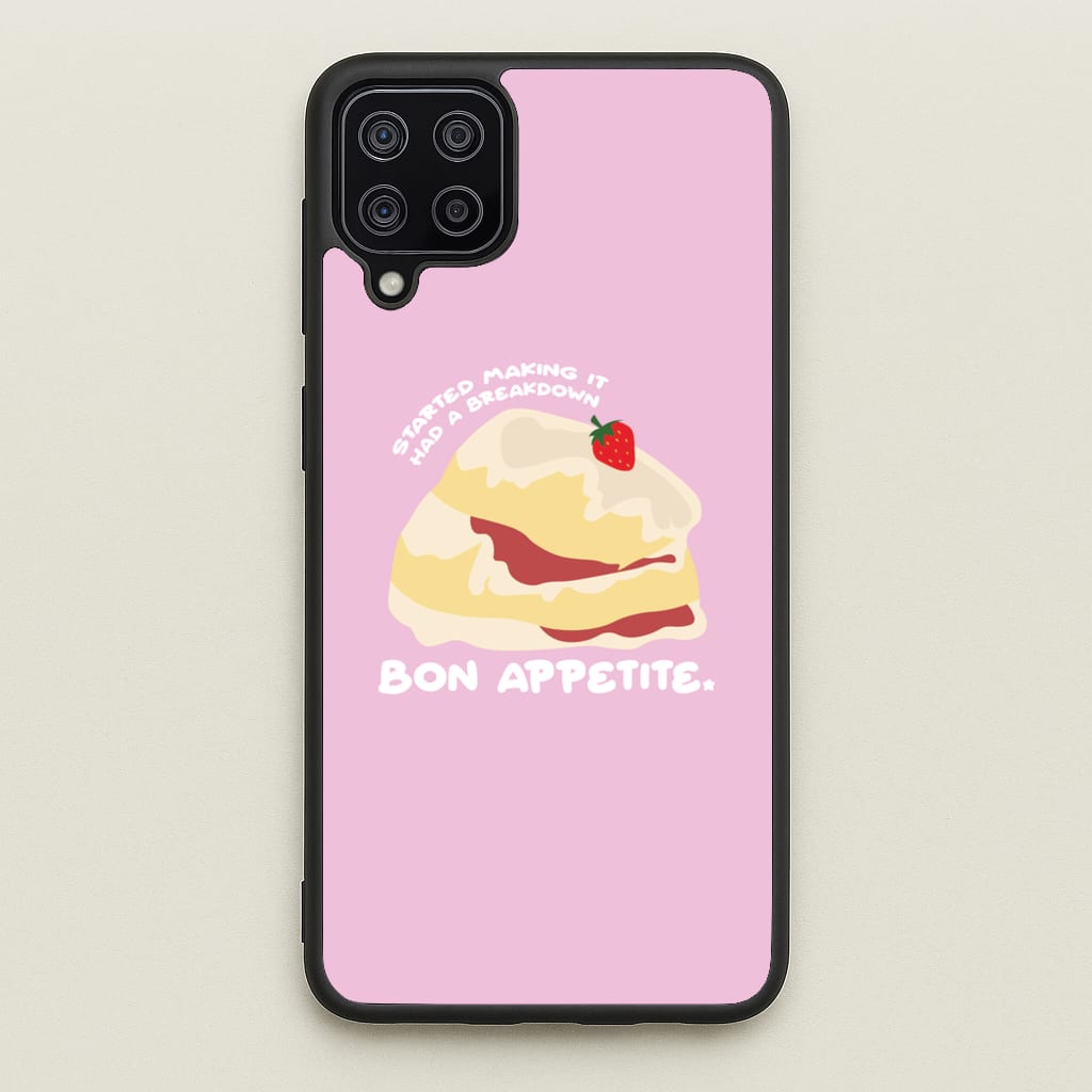 Bon Appetite - British Pop Culture  - British Pop Culture Phone Case for Galaxy A12