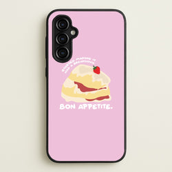Bon Appetite - British Pop Culture  - British Pop Culture Phone Case for Galaxy A54