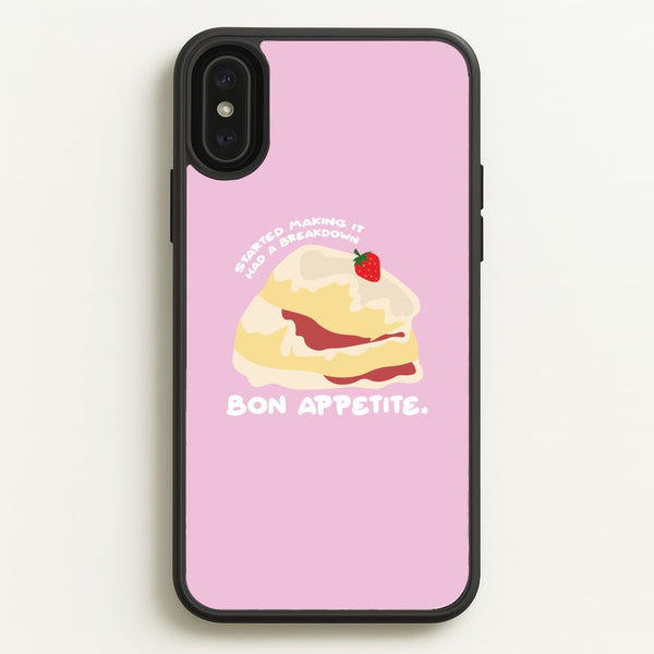 Bon Appetite - British Pop Culture  - British Pop Culture Phone Case for iPhone XS Max