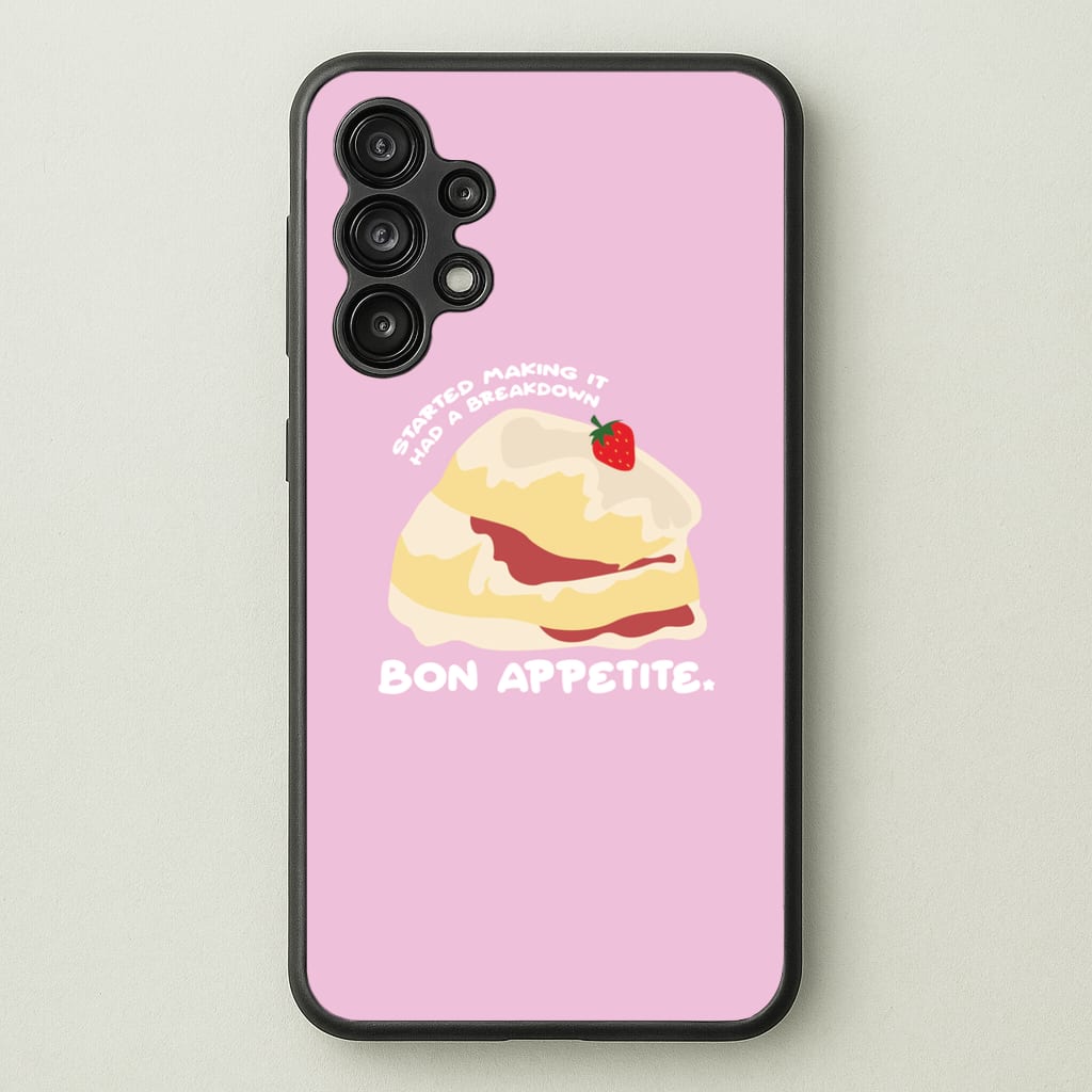 Bon Appetite - British Pop Culture  - British Pop Culture Phone Case for Galaxy A13