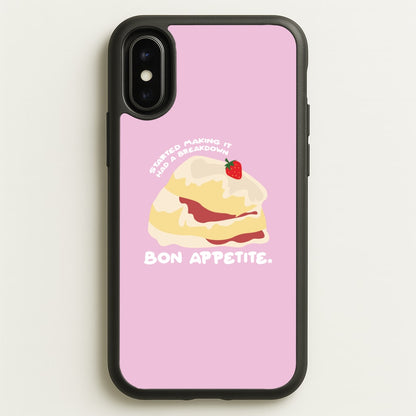 Bon Appetite - British Pop Culture  - British Pop Culture Phone Case for iPhone X / XS