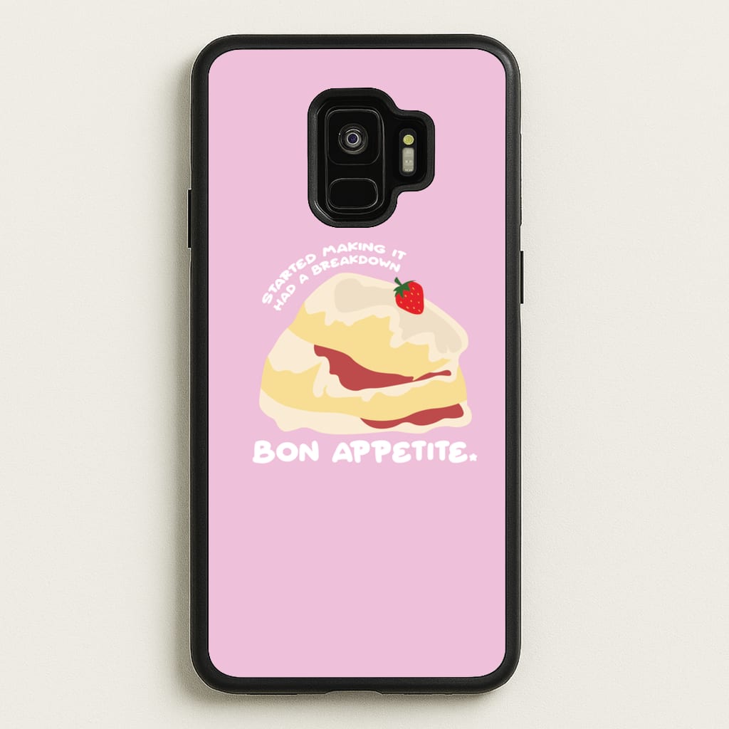 Bon Appetite - British Pop Culture  - British Pop Culture Phone Case for Galaxy S9