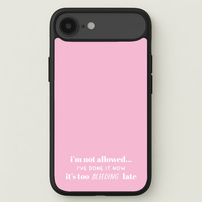 It's Too Bleeding Late - British Pop Culture Phone Case for iPhone 17 Air