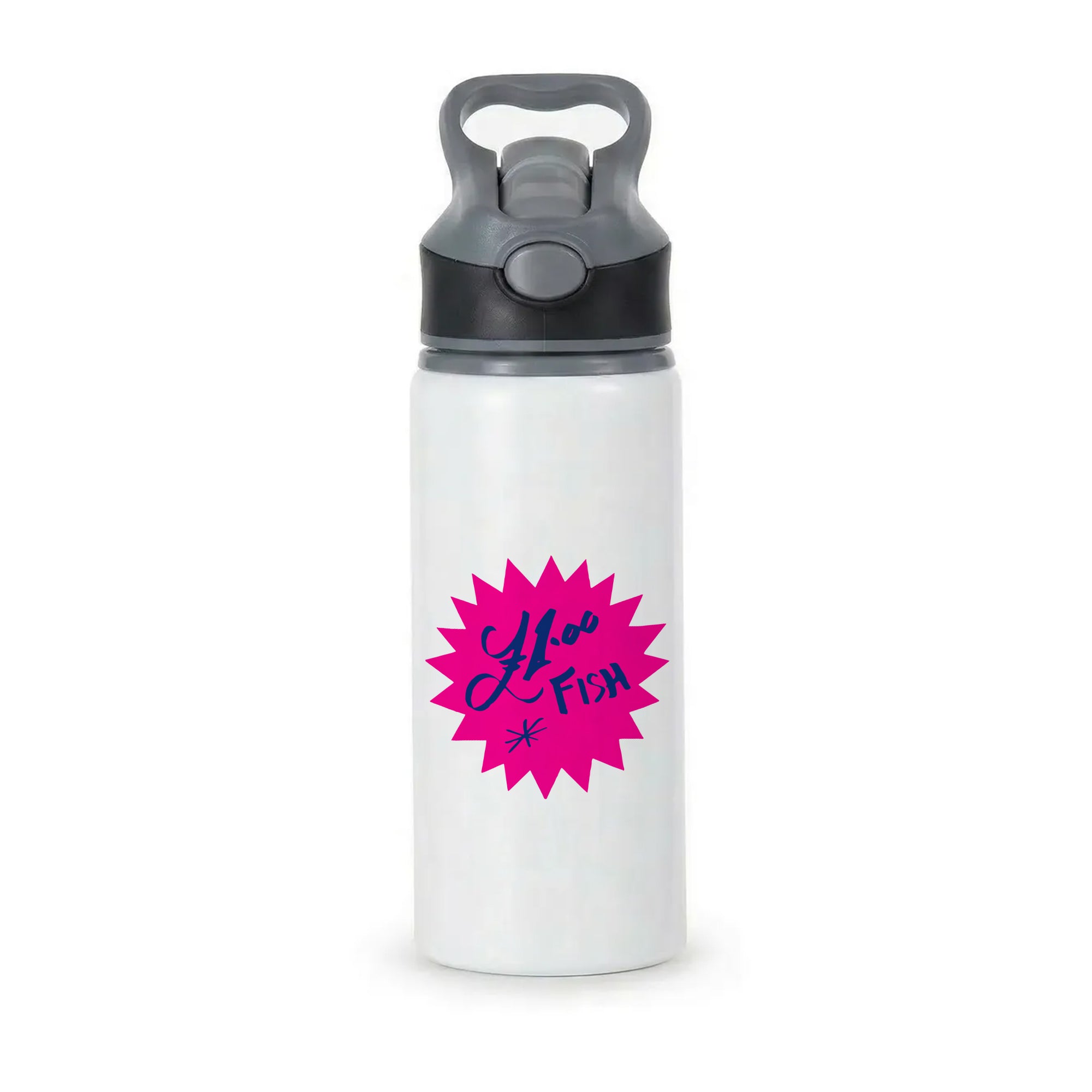 One Pound Fish - British Pop Culture Active Water Bottle - Black