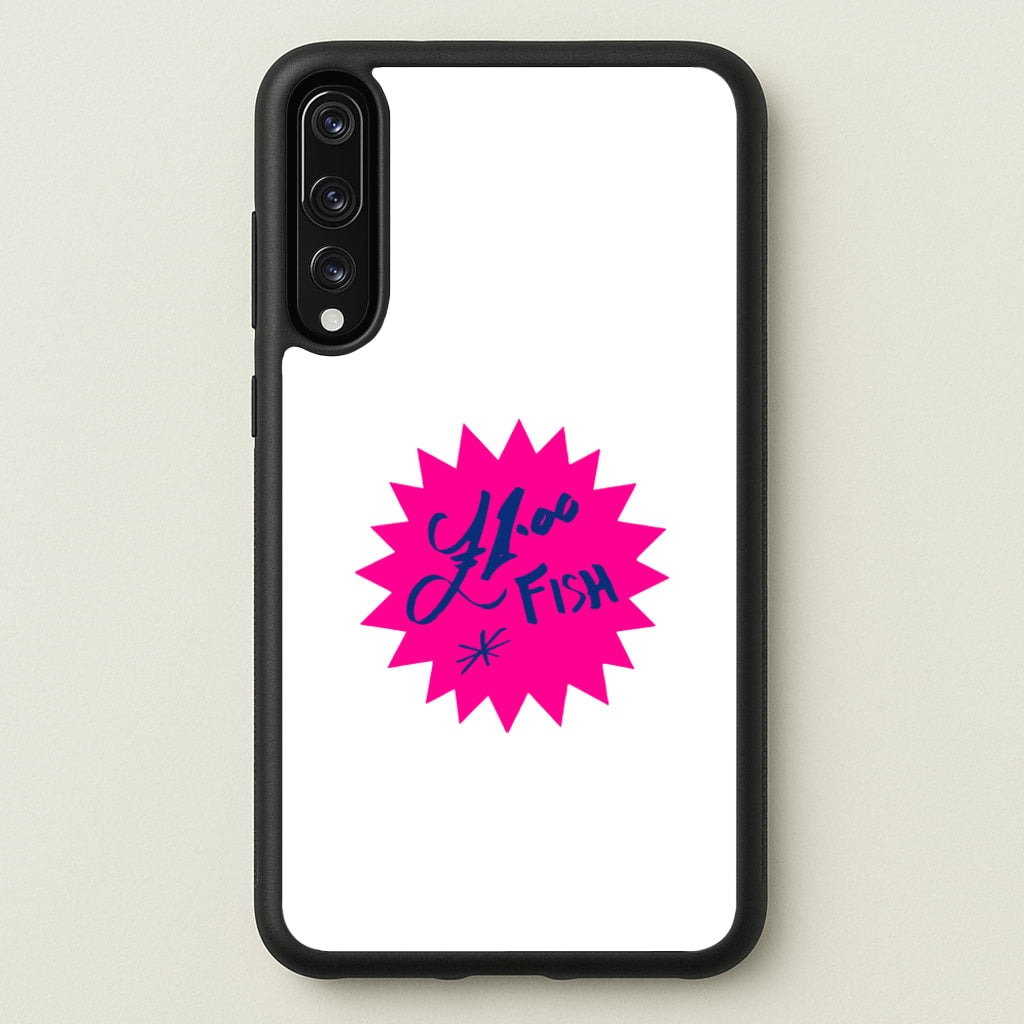 One Pound Fish - British Pop Culture  - British Pop Culture Phone Case for Huawei P20 Pro