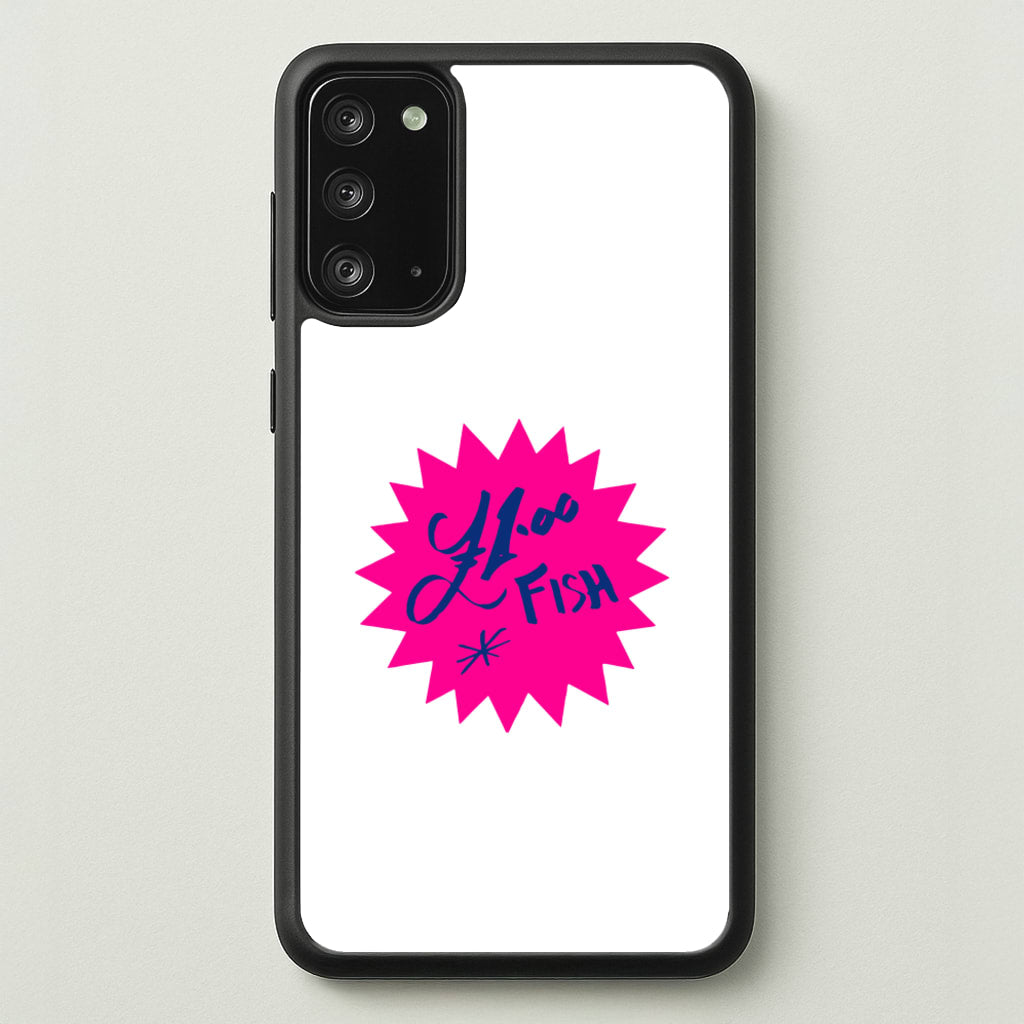 One Pound Fish - British Pop Culture  - British Pop Culture Phone Case for Galaxy Note 20