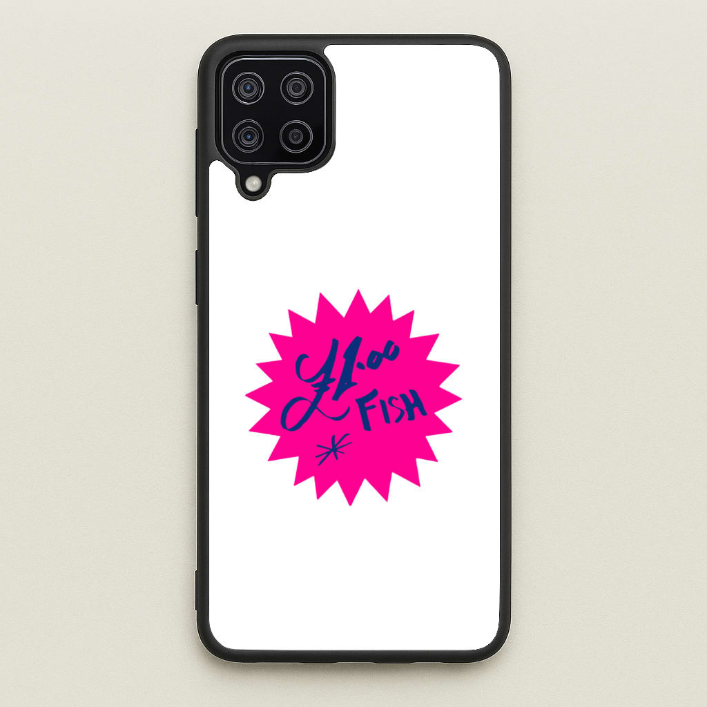 One Pound Fish - British Pop Culture  - British Pop Culture Phone Case for Galaxy A12