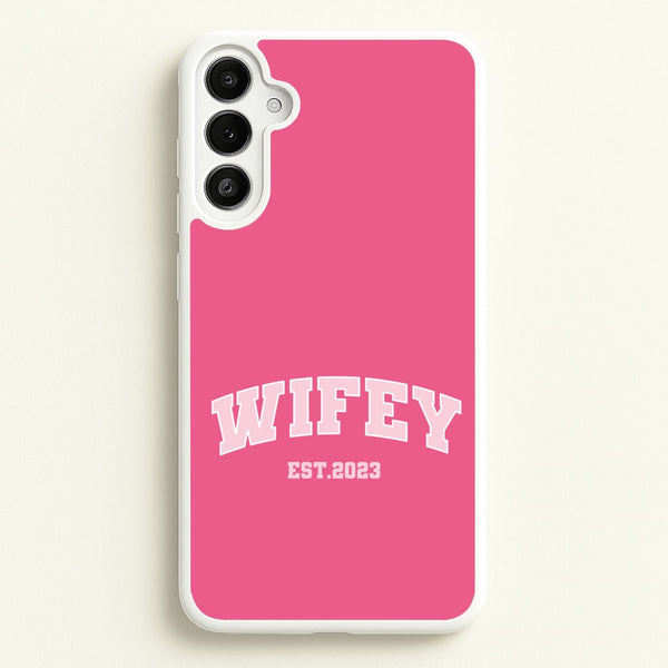 Wifey 2023 - Bridal  - Bridal Phone Case for Galaxy A34