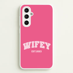 Wifey 2023 - Bridal  - Bridal Phone Case for Galaxy A14