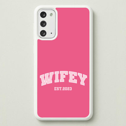 Wifey 2023 - Bridal  - Bridal Phone Case for Galaxy Note 20