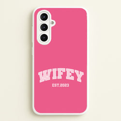 Wifey 2023 - Bridal  - Bridal Phone Case for Galaxy A16