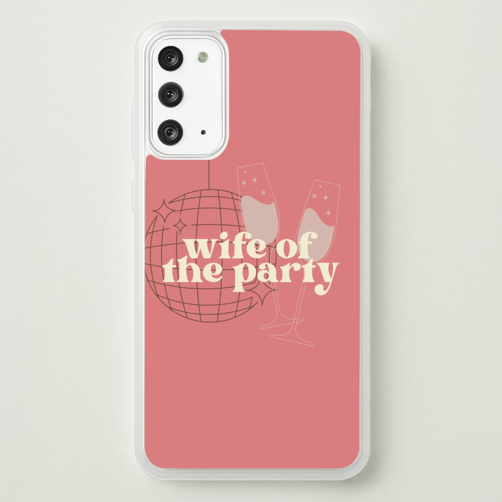 Wife Of The Party - Bridal  - Bridal Phone Case for Galaxy Note 20