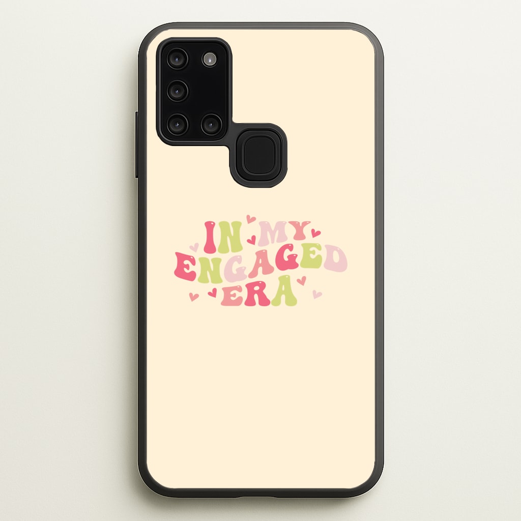 In My Engaged Era - Bridal  - Bridal Phone Case for Galaxy A21s