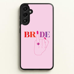 Bride - Bridal   - Bridal Phone Case for Galaxy A34
