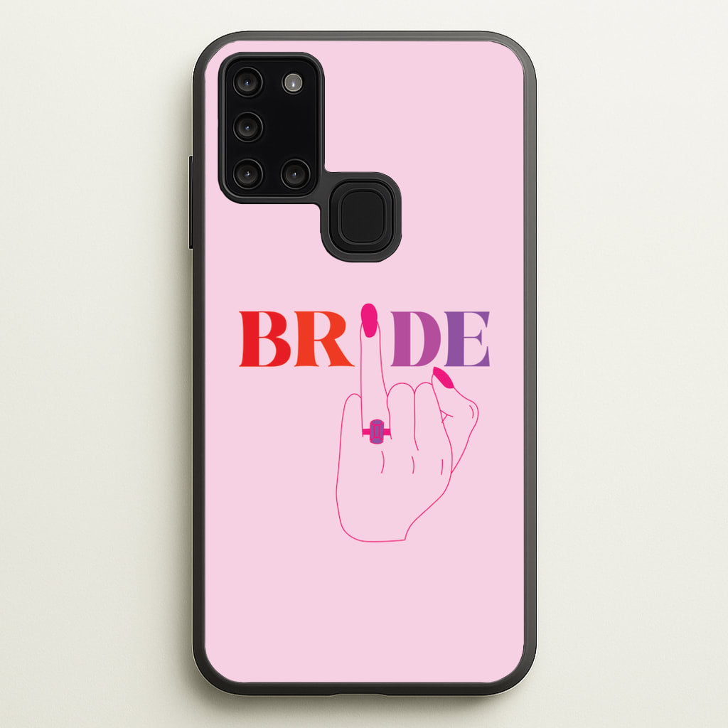 Bride - Bridal   - Bridal Phone Case for Galaxy A21s