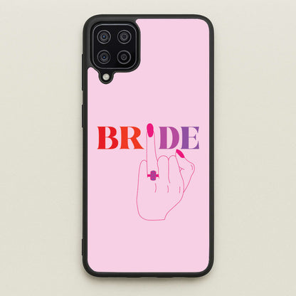 Bride - Bridal   - Bridal Phone Case for Galaxy A12