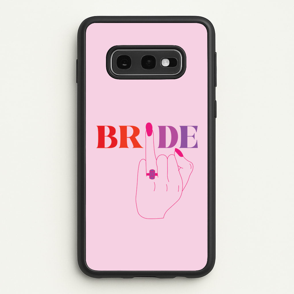 Bride - Bridal   - Bridal Phone Case for Galaxy S10e