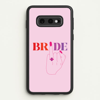 Bride - Bridal   - Bridal Phone Case for Galaxy S10e