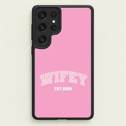 Wifey 2024 - Bridal  - Bridal Phone Case for Galaxy S22 Ultra