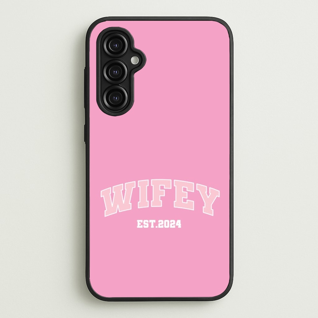 Wifey 2024 - Bridal  - Bridal Phone Case for Galaxy A14