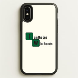 I Am The One Who Knocks  - Breaking Bad Phone Case for iPhone X / XS