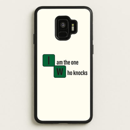 I Am The One Who Knocks  - Breaking Bad Phone Case for Galaxy S9