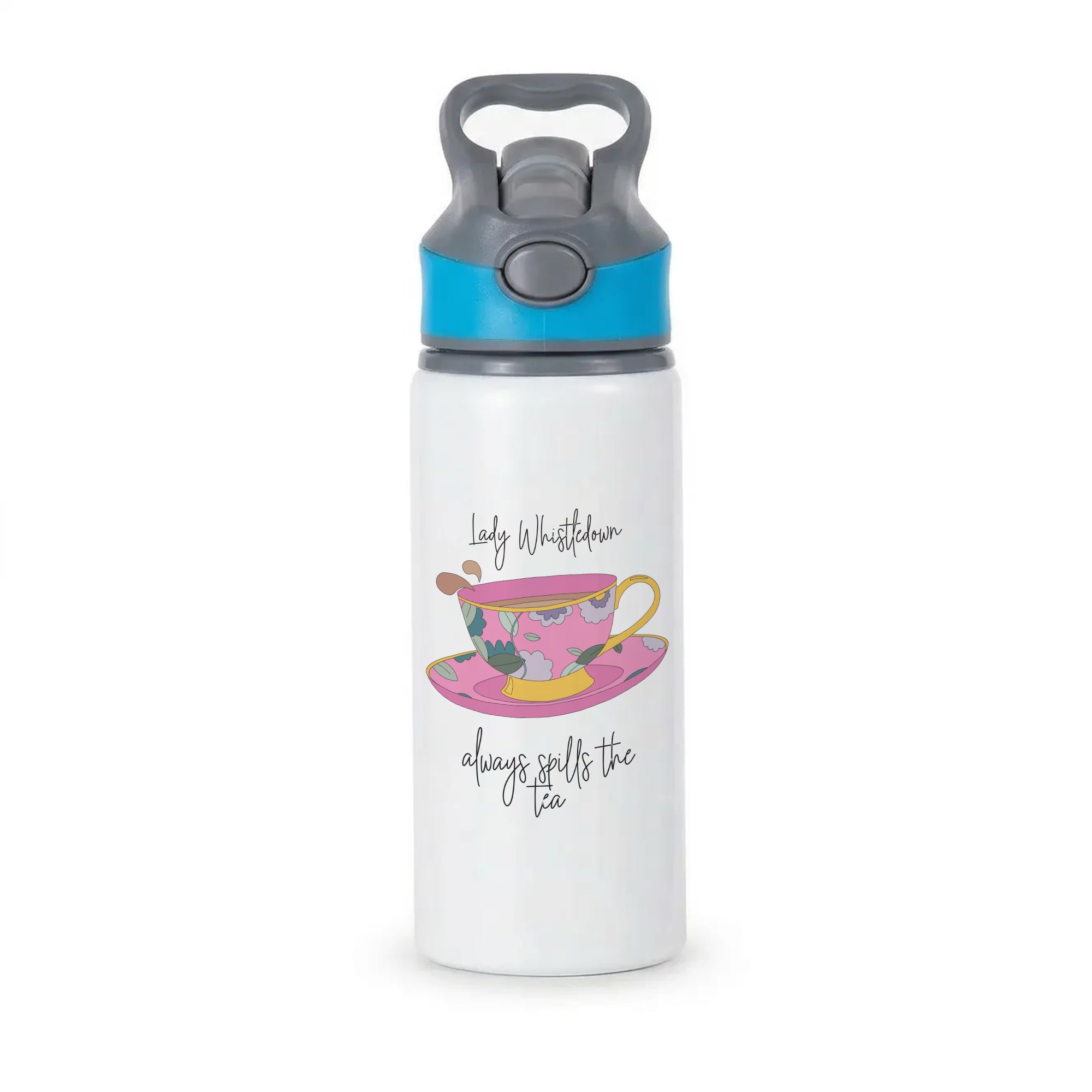 Lady Whistledown Active Water Bottle - Blue