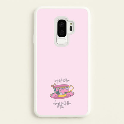 Lady Whistledown  - Bridgerton Phone Case for Galaxy S9 Plus