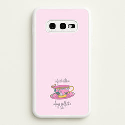 Lady Whistledown  - Bridgerton Phone Case for Galaxy S10e