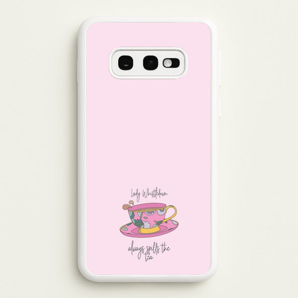 Lady Whistledown  - Bridgerton Phone Case for Galaxy S10e