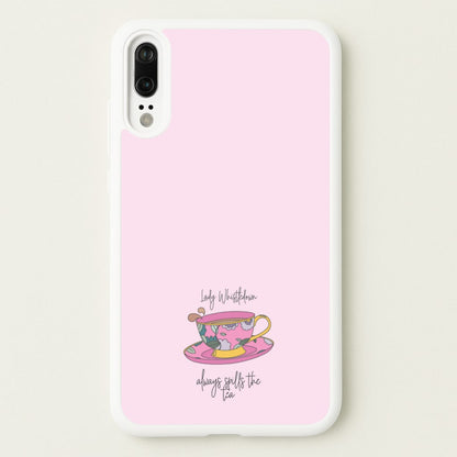 Lady Whistledown  - Bridgerton Phone Case for Huawei P20