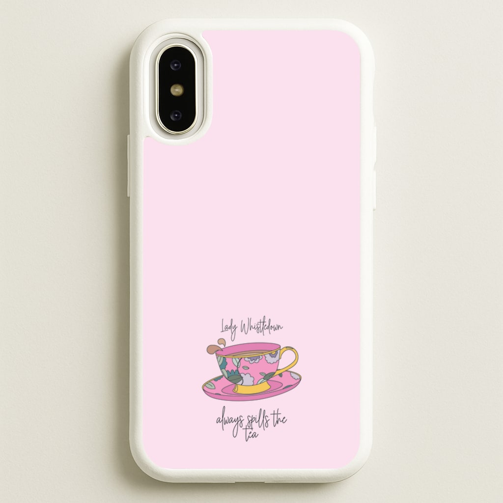 Lady Whistledown  - Bridgerton Phone Case for iPhone X / XS