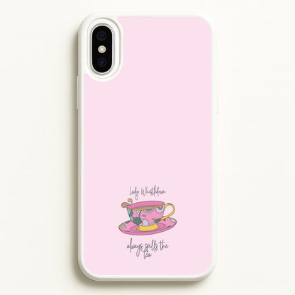 Lady Whistledown  - Bridgerton Phone Case for iPhone XS Max