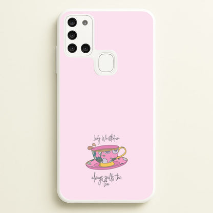 Lady Whistledown  - Bridgerton Phone Case for Galaxy A21s