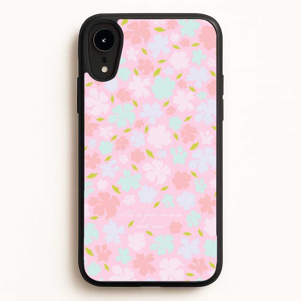 All Is Fair In Love And War  - Bridgerton Phone Case for iPhone XR