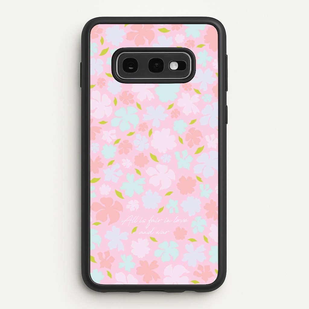 All Is Fair In Love And War  - Bridgerton Phone Case for Galaxy S10e