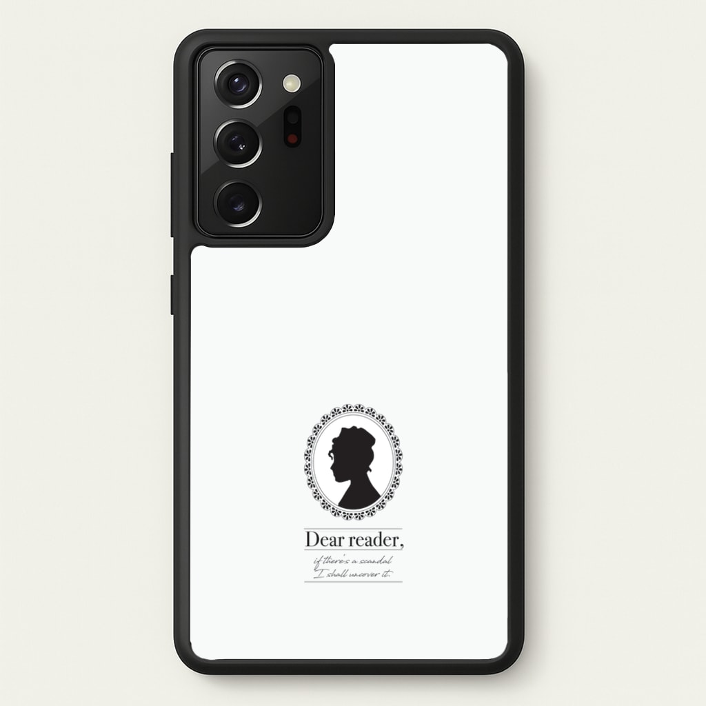 Dear Reader  - Bridgerton Phone Case for Galaxy Note 20 Ultra