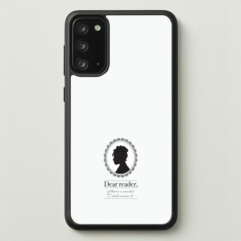 Dear Reader  - Bridgerton Phone Case for Galaxy Note 20