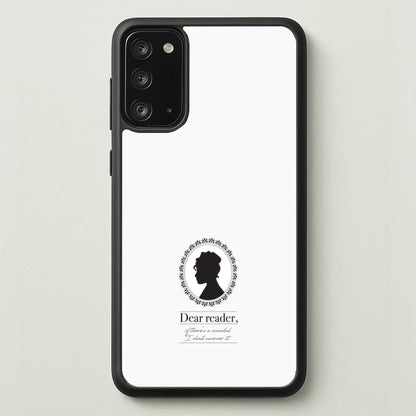 Dear Reader  - Bridgerton Phone Case for Galaxy Note 20