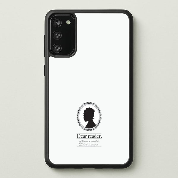 Dear Reader  - Bridgerton Phone Case for Galaxy A41