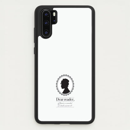 Dear Reader  - Bridgerton Phone Case for Huawei P30 Pro