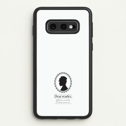 Dear Reader  - Bridgerton Phone Case for Galaxy S10e