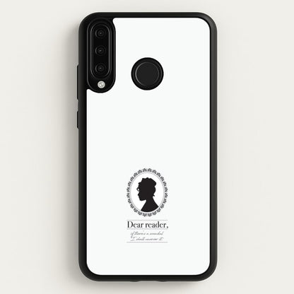 Dear Reader  - Bridgerton Phone Case for Huawei P30 Lite