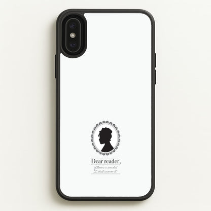 Dear Reader  - Bridgerton Phone Case for iPhone XS Max